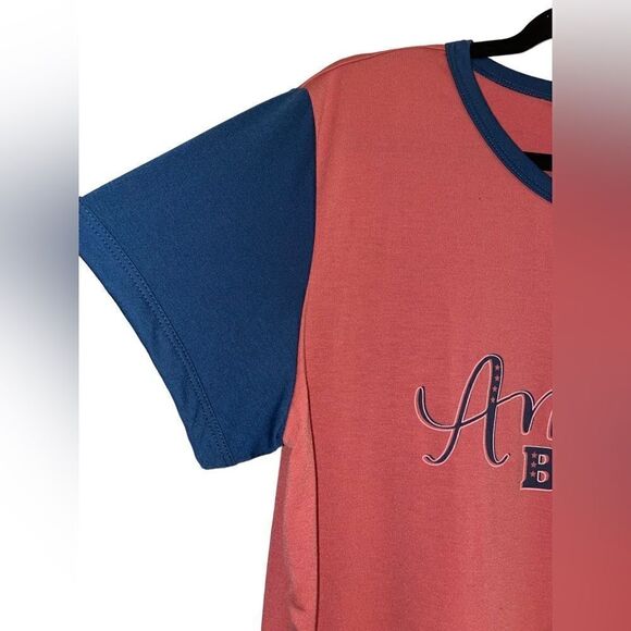 LuLaRoe Women’s XL Liv Retro Graphic Tee “American Beauty” Ribbed Neck & Cuffs - Picture 8 of 13